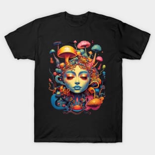 Psychedelic Shirt - Psychedelic Organism - Catsondrugs.com - #psychedelic #psychedelicart #trippy #psytrance #art #psy #trippyart #music #trance #rave #love #psychedelictrance T-Shirt